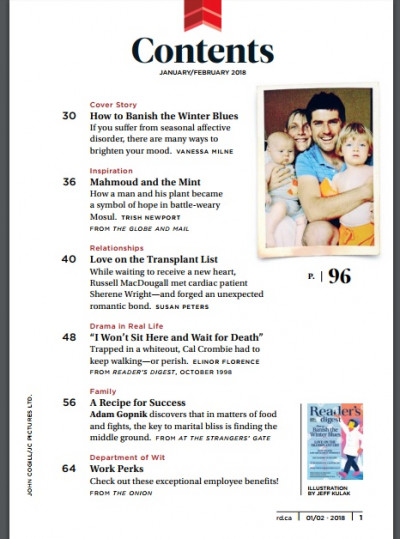 Readers Digest Canada January 2018 (2)