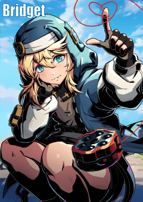  bridget guilty gear and 1 more drawn by kumolin33 sample 5812b4452c3c4b71924183e78234e633