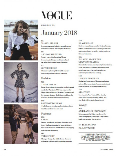 Vogue Australia January 2018 (3)