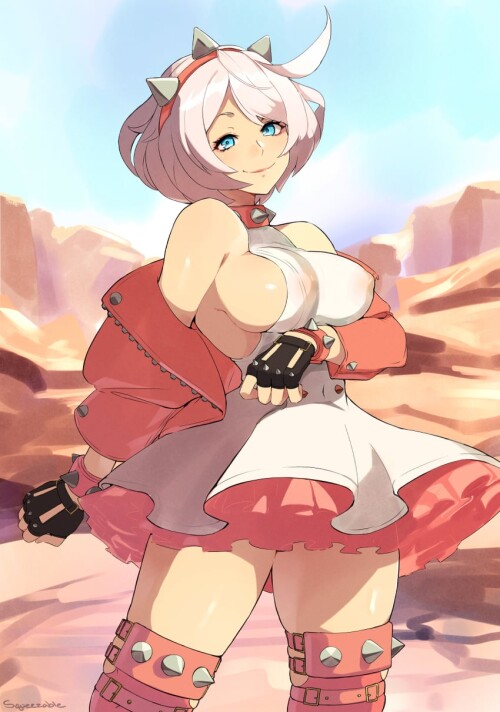  elphelt valentine guilty gear and 1 more drawn by squeezable squeezabledraws sample d00de4fff83dc64