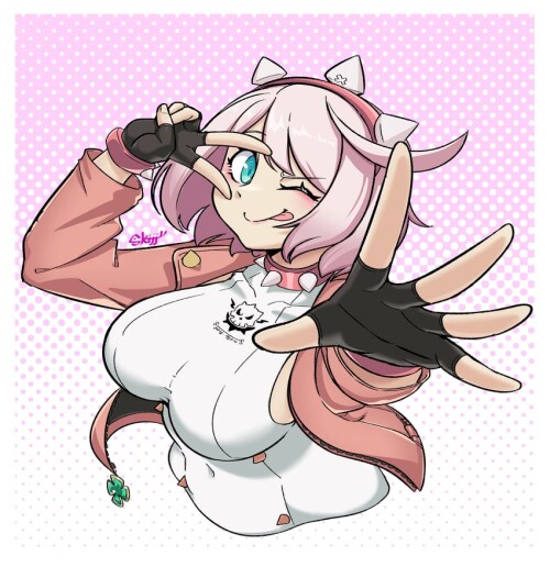  elphelt valentine guilty gear and 1 more drawn by skijjyf sample b4ccc5bfb64fdcd355bc8a2119a462e7