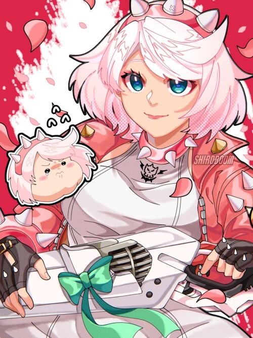  elphelt valentine guilty gear and 1 more drawn by shiro boom sample 1c2823f13c8122cc882ca2f2d188813