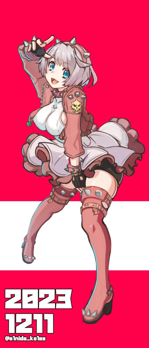  elphelt valentine guilty gear and 1 more drawn by kore kore 66669f750447ba972d32b522a15b2a30