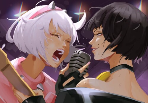  elphelt valentine and i no guilty gear and 1 more drawn by cheymix sample 3597405662d0cdcfdf223254d