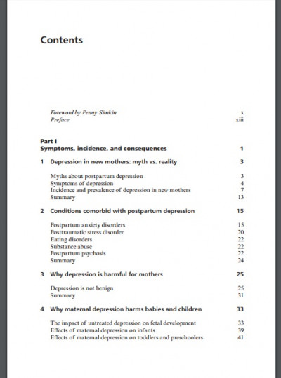 Depression in New Mothers Causes, Consequences and Treatment Alternatives, 3rd Edition (2)