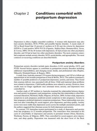 Depression in New Mothers Causes, Consequences and Treatment Alternatives, 3rd Edition (4)
