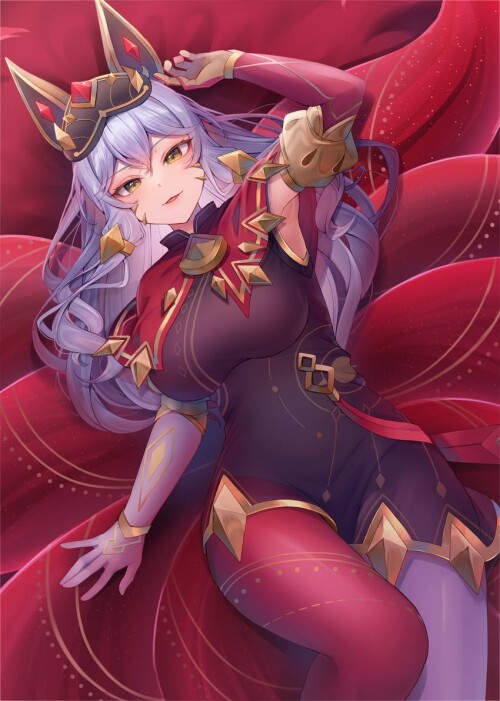  ahri and arcana ahri league of legends drawn by momoirone sample 5a6cab0f15e076fe325264c2e3acf100