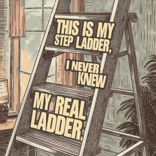 a detailed illustration of a step ladder with the Azh3Nl tR Kort6G7ZcBQQ AbTv5sNoS7ijNxA4Sw23Yg