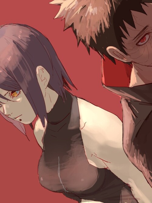  konan and uchiha obito naruto and 1 more drawn by meitarou sample 673adf470e07d1dcc74a58065a5bf3cd