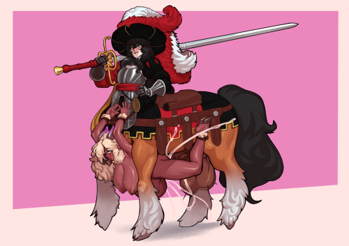 Art by https://twitter.com/truedevirish
Other character is https://twitter.com/WorstWarlock 's Charlotte
