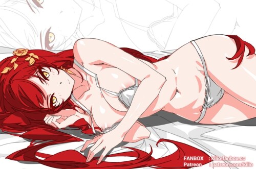  himeko honkai and 1 more drawn by kili kilio sample 6e5bdf89292290b17ba7d3615e21def4
