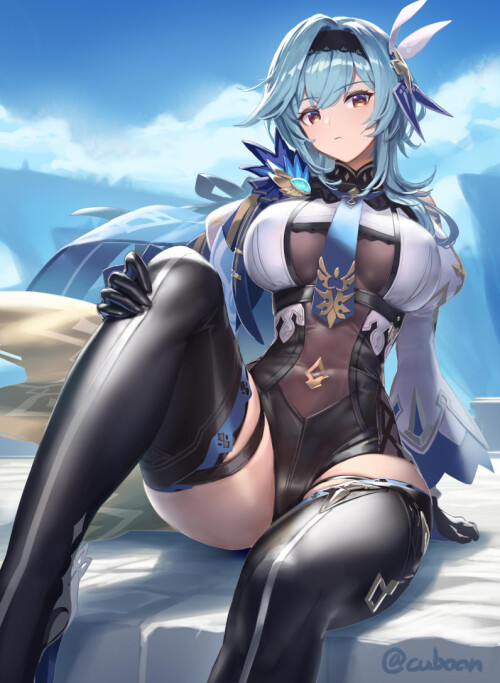  eula genshin impact drawn by cuboon 9df99a4e270d9cae5d590b4498f82d96