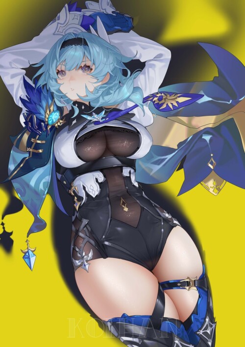  eula genshin impact drawn by koi han sample ea2492b3d7d49610e8bd461deaa760e9