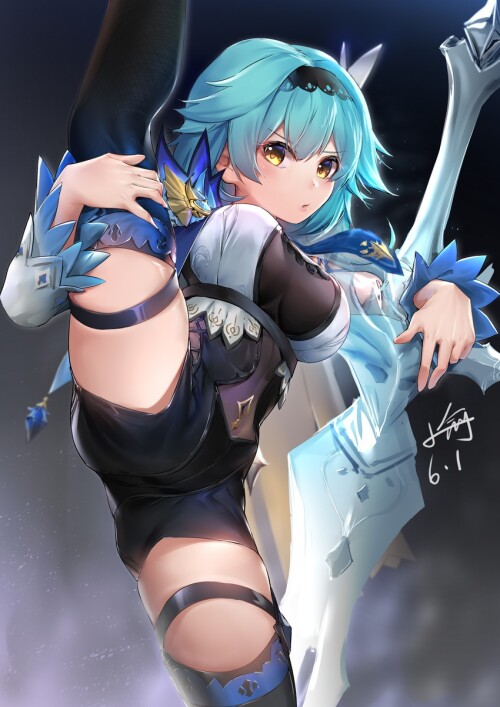  eula genshin impact drawn by xiaoyu sample 2438d99cd8c279da2de9c06e90357bc8