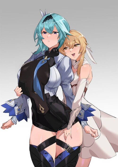  lumine and eula genshin impact drawn by ryofu pixiv12347507 sample 60ebc524d4043ce3f616e21e1f2a08c0