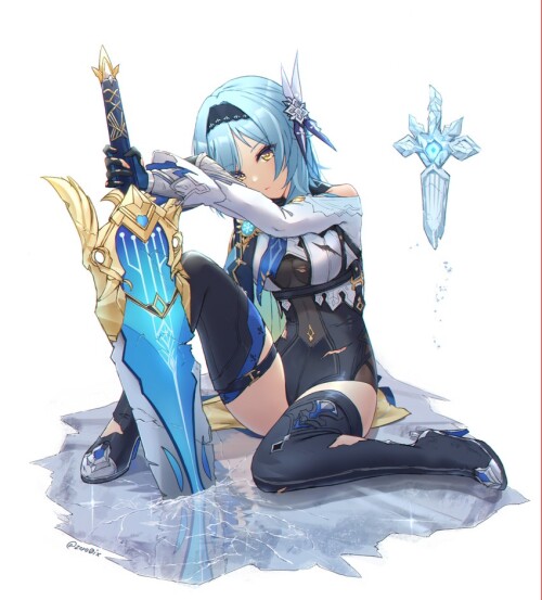  eula genshin impact drawn by envyvanity sample dc2c42ec6f2e478f9072d7634155cfa1