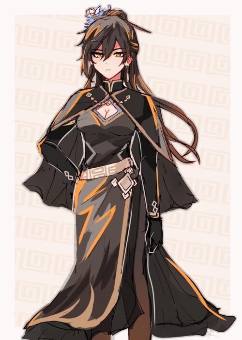  zhongli genshin impact drawn by higherrisk sample 3d5cd353baeb8a53162bfa429516474d