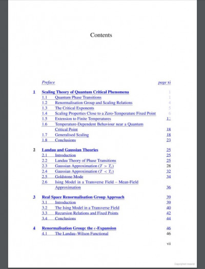 Quantum Scaling in Many Body Systems An Approach to Quantum Phase Transitions, Second Edition (2)