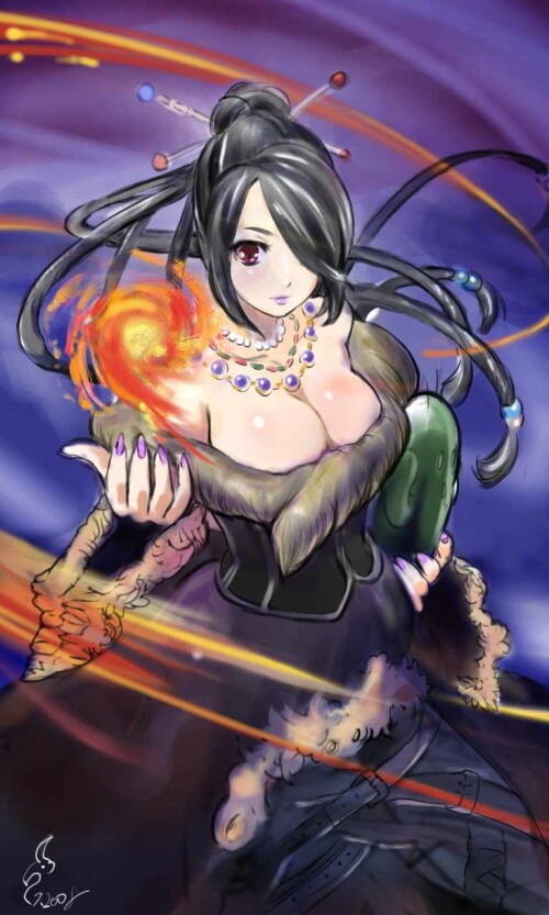  lulu and sabotender final fantasy and 1 more drawn by ueda torini 2094fd1ebd7005469d311269d80e8144