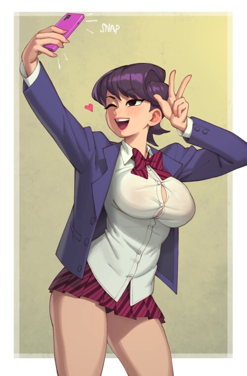  komi shuuko komi san wa komyushou desu drawn by riz sample 75c68851b4e6f863e202cd2b8913c628