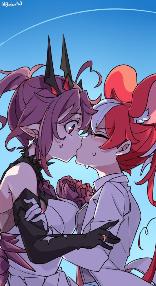  hakos baelz and irys hololive and 1 more drawn by bidortw sample 949f72f32c0fce63684c6bec62b0fdb3