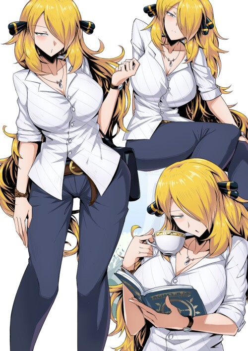  cynthia pokemon and 2 more drawn by shimure 460 sample 543ab7f4832b168972cbe65bfec75848