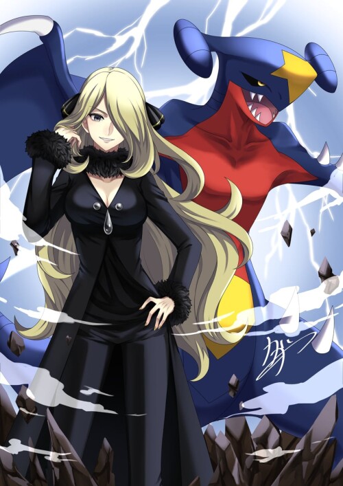  cynthia and garchomp pokemon and 2 more drawn by kagachi 118 sample 1ca8e627a7c82239ea0baad05f7f8bd