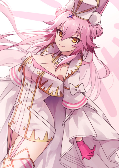  tamamo koyanskaya and koyanskaya fate and 1 more drawn by saeki saiki abc5b538a3273949d16cea6911477