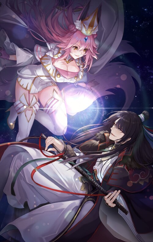  tamamo koyanskaya tai gong wang and koyanskaya fate and 1 more drawn by mentaikopan sample 2ba15f9e