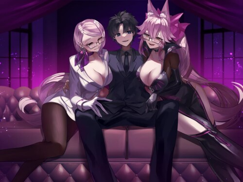  tamamo fujimaru ritsuka koyanskaya koyanskaya and koyanskaya fate and 1 more drawn by kansya sample