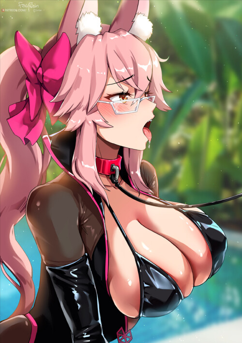  tamamo koyanskaya and koyanskaya fate and 1 more drawn by foxyreine 69674a7bd3d0ef9e2b63e4dfc96d668