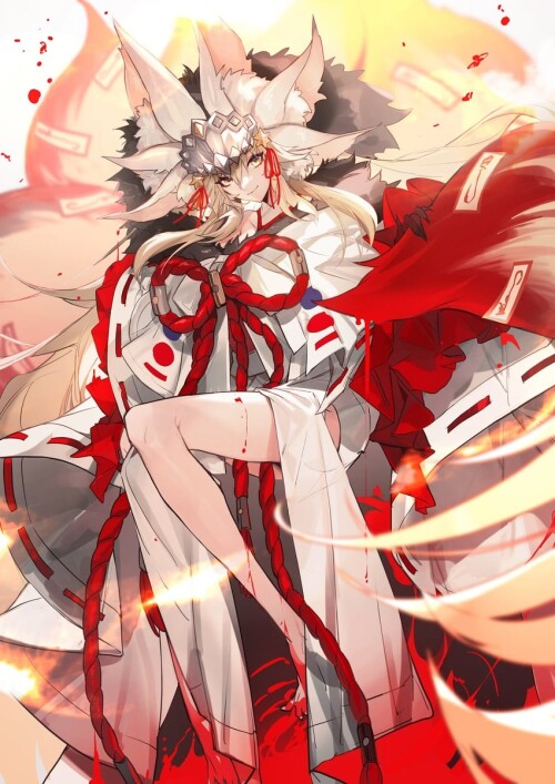 tamamo koyanskaya and koyanskaya fate and 1 more drawn by no kan sample 4e245cf960083faaf24361ae9a1