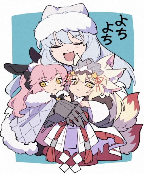  tamamo koyanskaya dobrynya nikitich koyanskaya and dobrynya nikitich fate and 1 more drawn by kuhu1