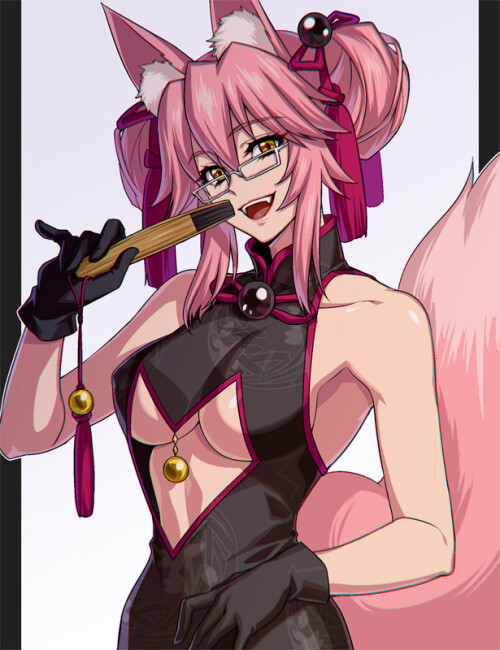  tamamo koyanskaya and koyanskaya fate and 1 more drawn by zanshi cc60253ae91f9e75293e71a118dce444