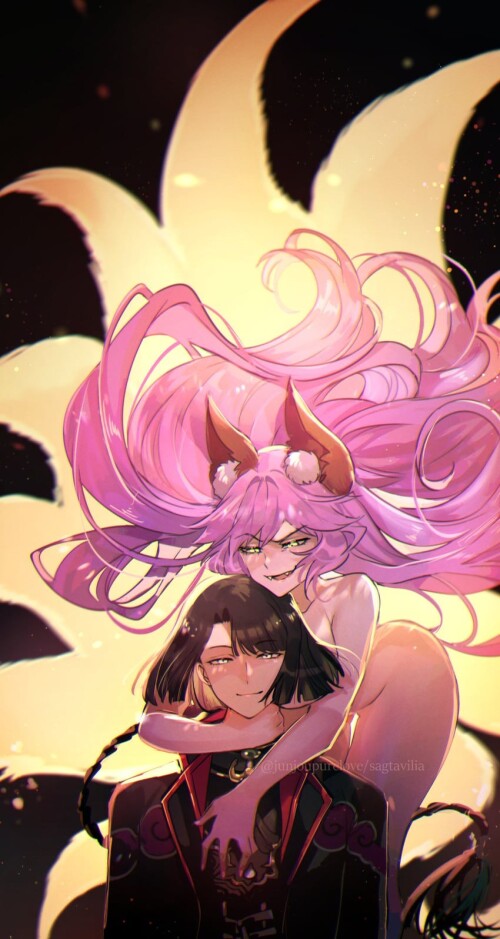  tamamo koyanskaya and tai gong wang fate and 1 more drawn by sagta panggang sample b5199299708e3818