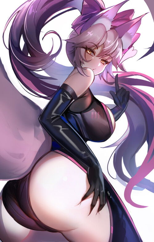  tamamo koyanskaya and koyanskaya fate and 1 more drawn by kuroha rockluo213 f31c63e934dcfa82179ef0e