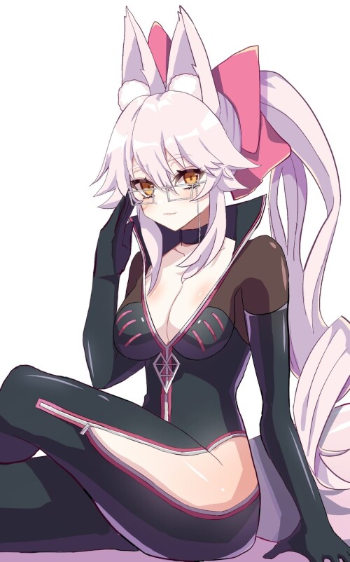  tamamo koyanskaya and koyanskaya fate and 1 more drawn by kuwowo sample 58cad052cff4325c91ada0d8b15