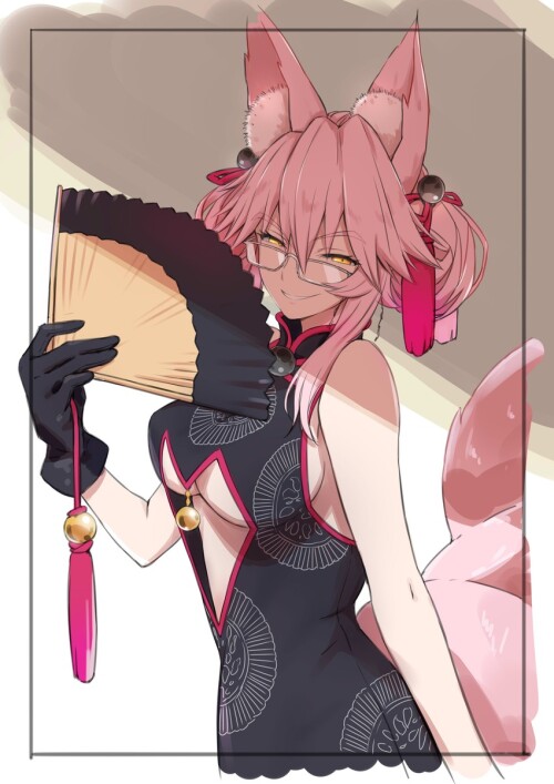  tamamo koyanskaya and koyanskaya fate and 1 more drawn by laika sputnik2nd sample c7eee8d8dca887b3b