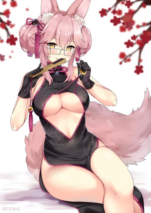  tamamo koyanskaya and koyanskaya fate and 1 more drawn by kaetzchen sample 7ed0deb8523992f33099b186