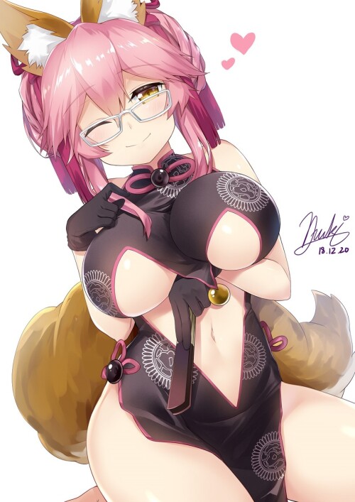  tamamo tamamo no mae koyanskaya and koyanskaya fate and 1 more drawn by subaru 794829485 sample 294