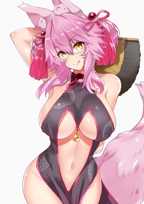  tamamo koyanskaya and koyanskaya fate and 1 more drawn by sankakusui sample 5a3c32ecc7f67143f75518e