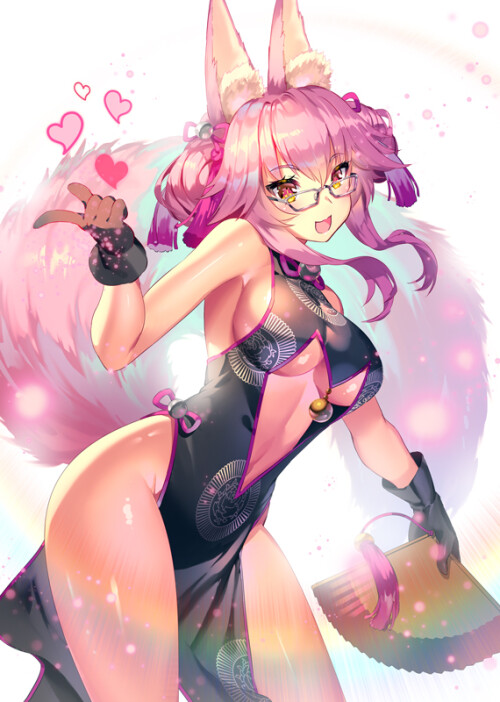  tamamo koyanskaya and koyanskaya fate and 1 more drawn by yoshimoto dear life a4f84caf2697a65896d99