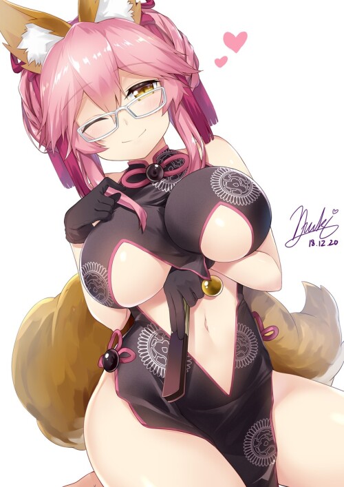  tamamo tamamo no mae koyanskaya and koyanskaya fate and 1 more drawn by subaru 794829485 sample 5d6