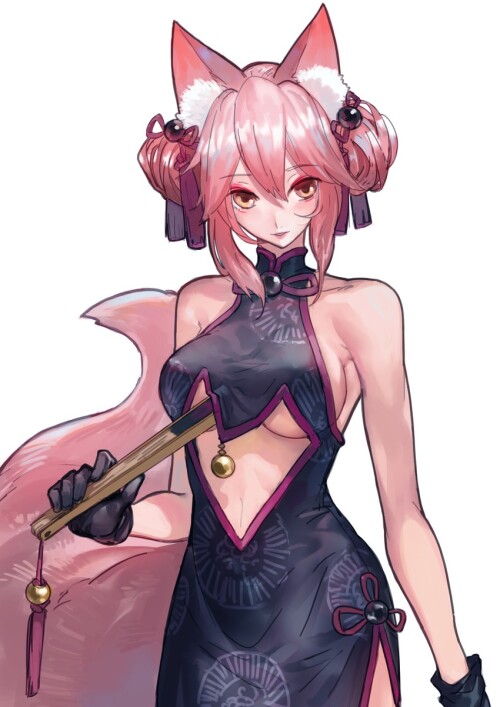  tamamo koyanskaya and koyanskaya fate and 1 more drawn by algae 5455454541 sample 729b95fc156104f7a