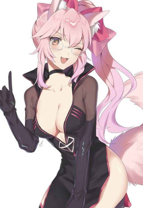  tamamo koyanskaya and koyanskaya fate and 1 more drawn by oshage osyage921 sample 6f71690b1bdea9486