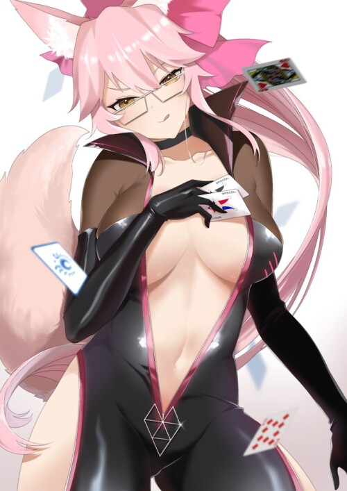  tamamo koyanskaya and koyanskaya fate and 1 more drawn by oxygen mask oxygenmask233 sample 9ef2eb33