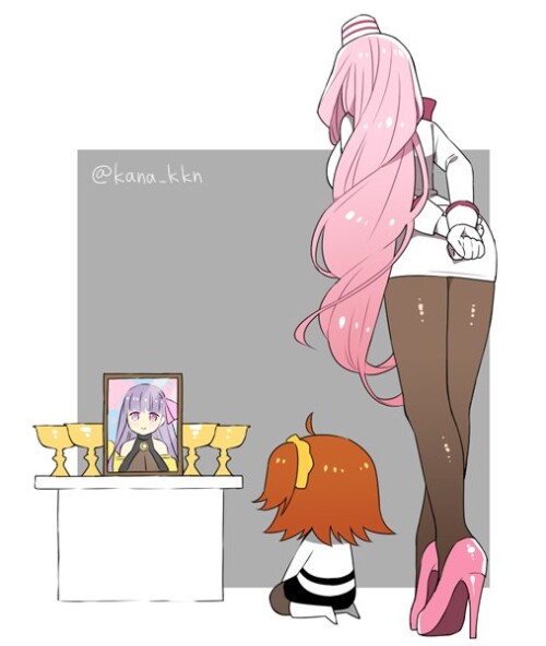  tamamo fujimaru ritsuka koyanskaya passionlip and koyanskaya fate and 1 more drawn by kaidou j1 050
