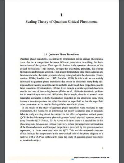 Quantum Scaling in Many Body Systems An Approach to Quantum Phase Transitions, Second Edition (4)