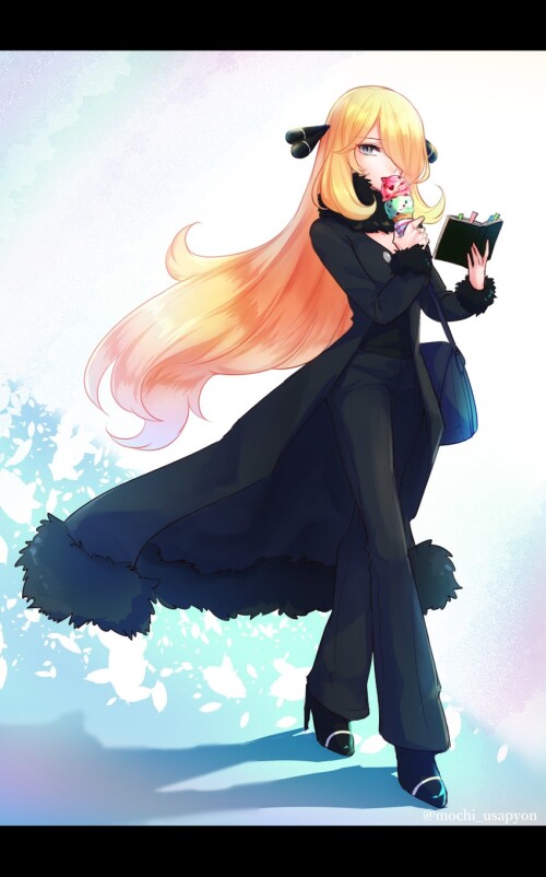  cynthia pokemon and 2 more drawn by akihorisu sample 8d5f16f66150fecb5c0d3f0f6d950531
