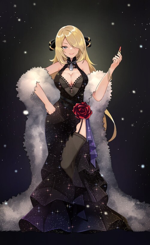  cynthia pokemon and 2 more drawn by sylux sample 0a88eb9644a51ce6620a36a2ee32e3e4